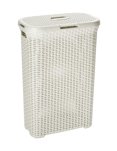 40l kremowy kosz na pranie Curver Rattan Style 3253920709004 9