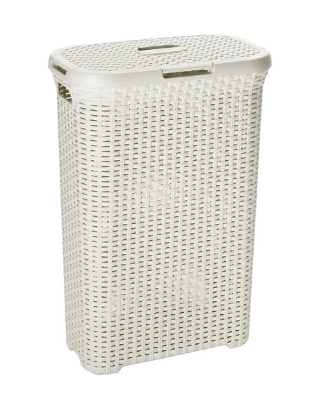 40l kremowy kosz na pranie Curver Rattan Style 3253920709004 9
