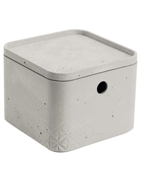 Pojemnik z pokrywką do przechowywania 3l Curver Beton - Pudełka i koszyki Pojemnik z pokrywką do przechowywania 3l Curver Beton 7290112632050 13