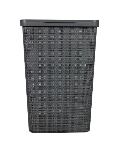 Kosz 58l na pranie lub bieliznę ciemny szary Curver Jute 3253928093006 11