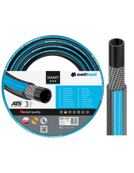 Wąż ogrodowy 3/4" 25m Smart ATSV Cellfast 5901828859472 12