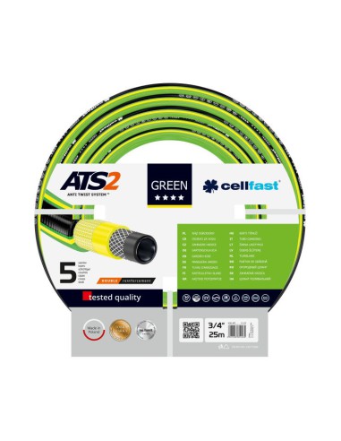 Wąż ogrodowy 3/4" 25m Cellfast Green 5901828852480 19