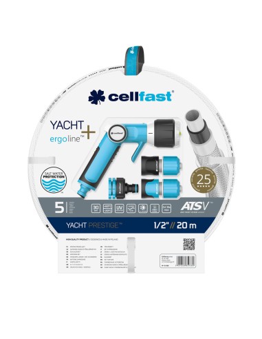 Zestaw zraszający Wąż 1/2" 20m + końcówki Cellfast 5901828859380 42