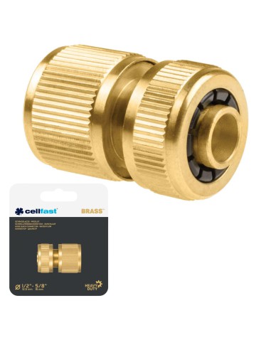 Szybkozłącze przelot 1/2" BRASS Cellfast 5907553509194