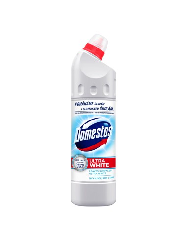 Żel do WC z chlorem 750ml DOMESTOS Biel i połysk 8712561346597