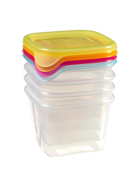 4 pojemniki na jedzenie 0,45l Curver Fresh&Go 3253928046002