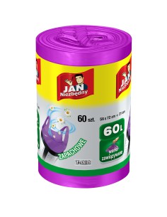 Pachnące worki na śmieci Jan Niezbędny 60L 60 szt. 5900536328065 2