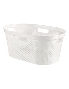 Kosz na pranie 40l biały Curver Infinity 3253924755014