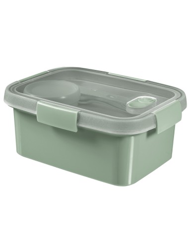 Szczelny pojemnik na żywność Lunchbox ze sztućcami 1,2l Curver Eco 3253920947161