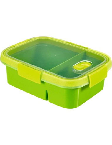 Pojemnik na żywność Lunchbox dzielony 0,6+0,3l Curver Dual 3253920925008