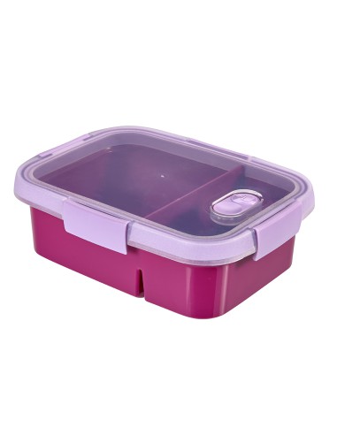 Pojemnik na jedzenie Lunchbox dzielony 0,6+0,3l Curver Dual 3253920925022