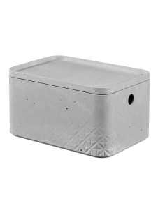Pojemnik z pokrywką do przechowywania 4l Curver Beton  7290112632074