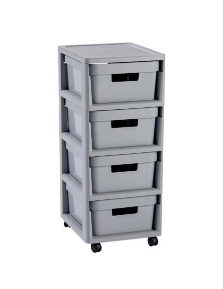 Regał na kółkach 4 szuflady 4x11l Curver Infinity 3253924355009 3