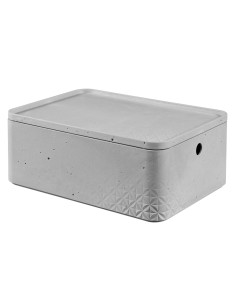 Pojemnik 8l z pokrywką do przechowywania Curver Beton 7290112632104