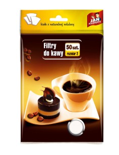 Filtry do kawy Jan Niezbędny rozmiar 2 50szt 5900536280530