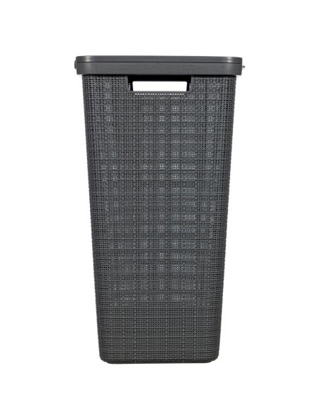 Kosz 58l na pranie lub bieliznę ciemny szary Curver Jute 3253928093006 14