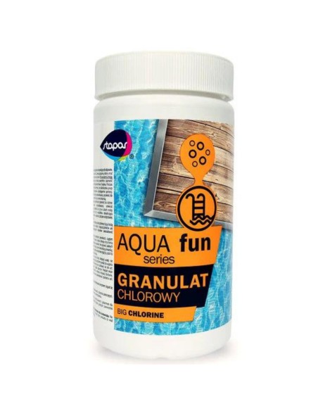 Funkcjonalny chlorowy granulat do basenu Stapar BIG CHLORINE Aqua fun 1kg 5908258389876 2