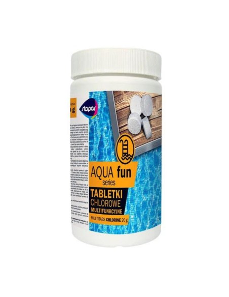 Skuteczne multifunkcyjne chlorowe tabletki do basenu Stapar Aqua Fun 50x20g - Chemia i akcesoria Skuteczne multifunkcyjne chlorowe tabletki do basenu Stapar Aqua Fun 50x20g 5902349681191 3