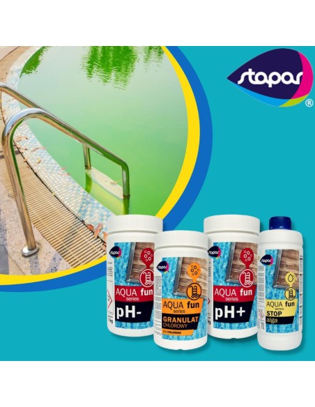 Startowy zestaw do pielęgnacji basenu 5 w 1 Stapar Aqua fun 5902349681832 3