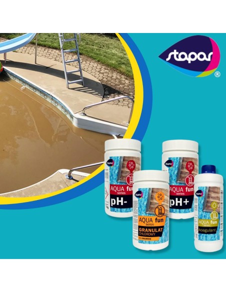 Startowy zestaw do pielęgnacji basenu 5 w 1 Stapar Aqua fun 5902349681832 4