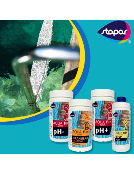Startowy zestaw do pielęgnacji basenu 5 w 1 Stapar Aqua fun 5902349681832 8