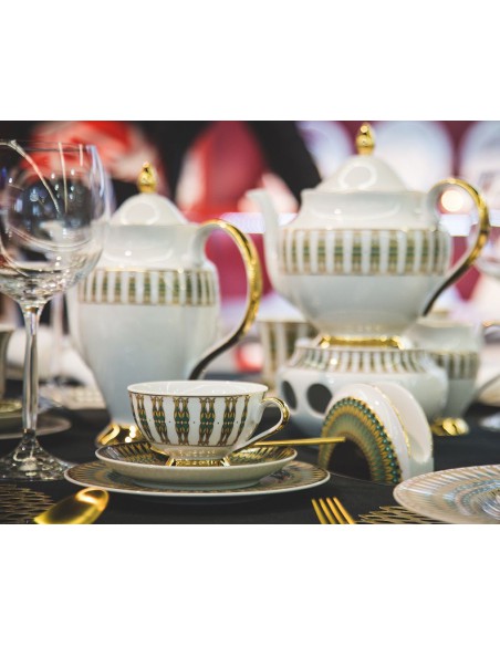 Serwis herbaciany Ćmielów Astra India kawowy deserowy dla 6 osób 18 elementów - Serwisy Serwis herbaciany Ćmielów Astra India kawowy deserowy dla 6 osób 18 elementów 5902767059909 3