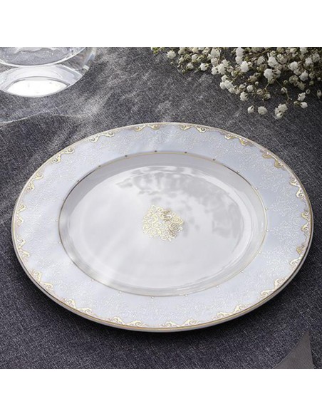 Kunsztowny zestaw talerzy obiadowych Ćmielów Astra Królewski Błękit dla 6 osób, 18 elementów 5902767066983 6