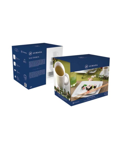 Serwis obiadowo-deserowy dla 6 osób 30 elementów Lubiana Victoria - Serwisy Serwis obiadowo-deserowy dla 6 osób 30 elementów Lubiana Victoria 5900245219968 8