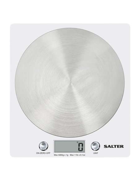 Srebrna waga kuchenna elektroniczna Salter 5kg/1g 5010777122879