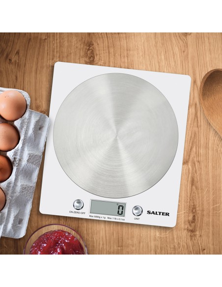 Srebrna waga kuchenna elektroniczna Salter 5kg/1g 5010777122879 3