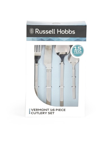 Funkcjonalny zestaw sztućców Russell Hobbs Vermont Deluxe dla 4 osób, 16 elementów 5054061024388 3