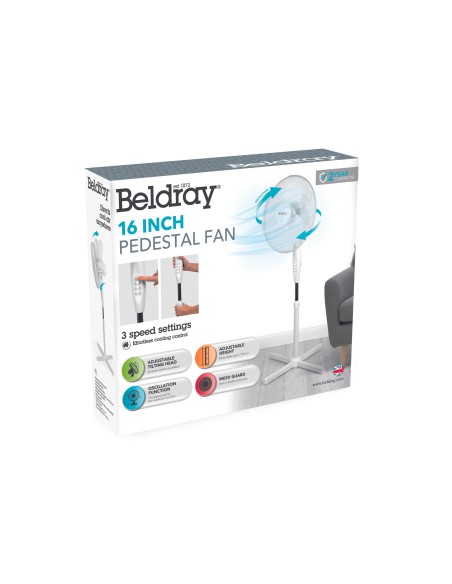 Wentylator stojący wiatrak podłogowy Beldray 120cm 5054061373899 4