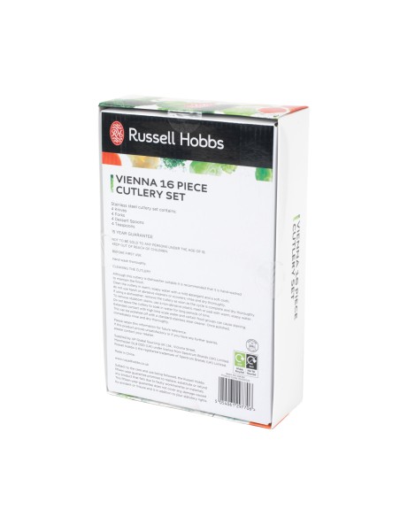 Ponadczasowy zestaw sztućców Deluxe Vienna Russell Hobbs dla 4 osób, 16 elementów - Sztućce Ponadczasowy zestaw sztućców Deluxe Vienna Russell Hobbs dla 4 osób, 16 elementów 5054061297706 3