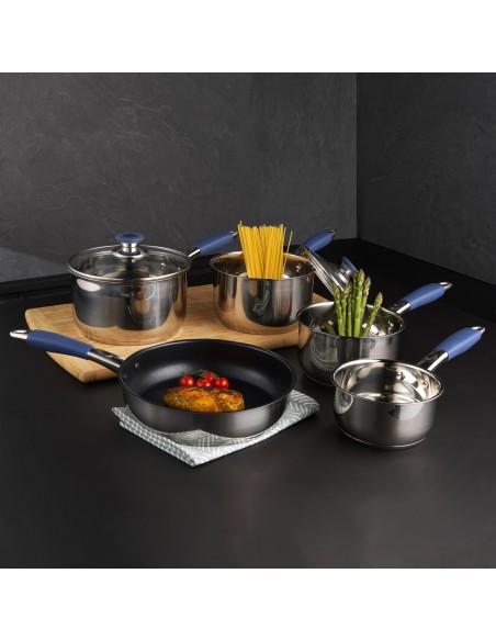 Wielofunkcyjne rondle z pokrywkami i patelnia Russell Hobbs Opulence 6el 5054061309270 7