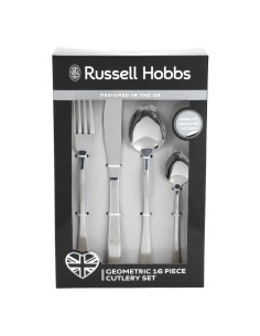 Dobrze wyważony zestaw sztućców Rhoombus Russell Hobbs dla 4 osób, 16 elementów 5054061312676 2
