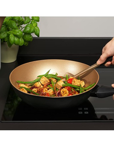 Wok patelnia głęboka non-stick Russell Hobbs Opulence 28cm 5054061445831 5