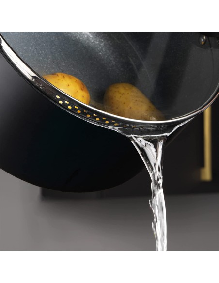 Zestaw Wok Rondel Patelnia Pokrywka Russell Hobbs 4el 5054061315882 6