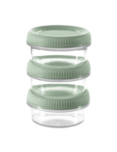 Zestaw szczelnych pojemników na sosy i żywność 3 x 80 ml 3 szt. Curver Eco 3253924832487