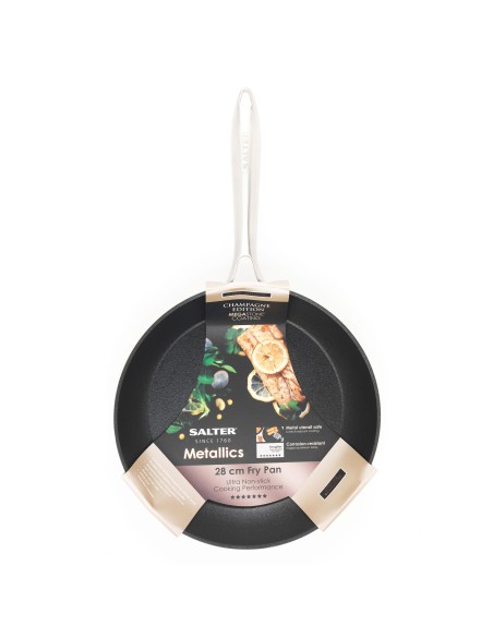 Nieprzywierająca patelnia do smażenia Salter Metallic 28cm 5054061194494 3