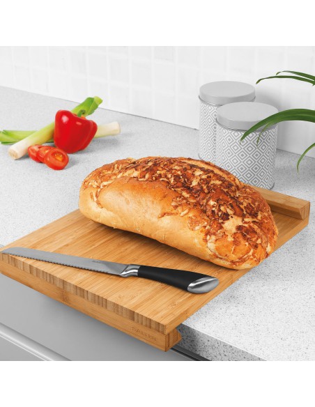Deska do krojenia i serwowania drewniana Salter 5054061187717 6