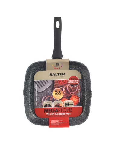 Patelnia grillowa nieprzywierająca Salter Megaston Platinum 28cm 5054061173680 2