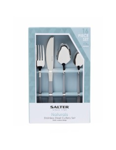 Elegancki zestaw sztućców Salter Naturals dla 4 osób, 16 elementów 5054061194265 2