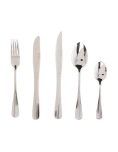 Srebrny zestaw sztućców Salter Newbury dla 4 osób, 20 elementów 5054061354874