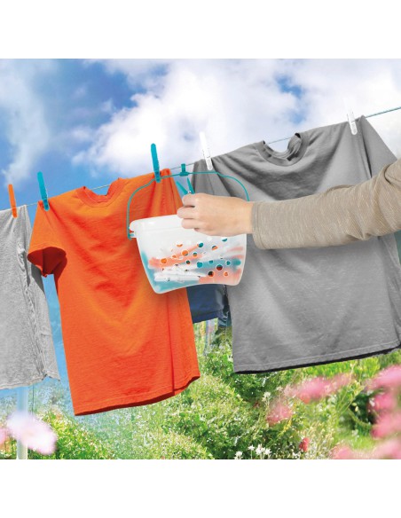 Klamerki do prania z pojemnikiem Beldray 48szt 5053191049315 3