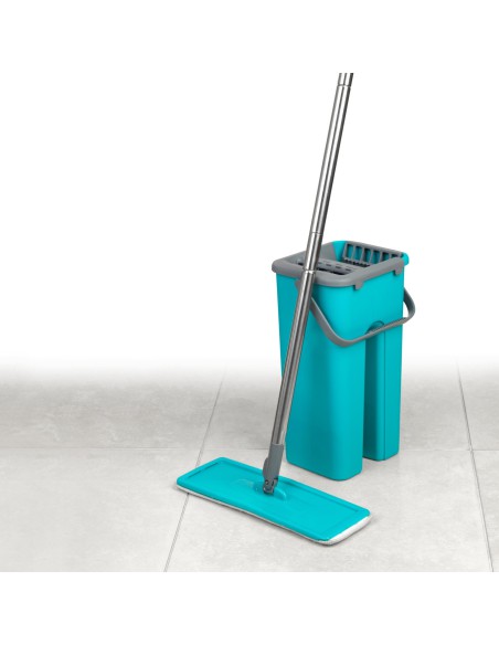 Beldray Mop płaski z wiadrem z wyciskaczem mikrofibra 5053191067234 2