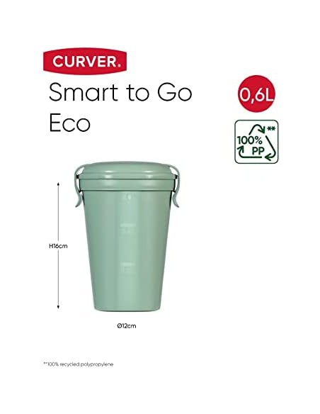 Zestaw 4 pojemników na jedzenie Curver Eco 3253924832654 5