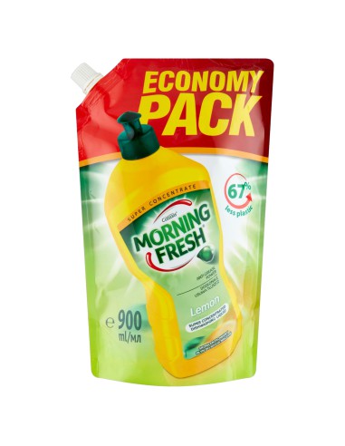 Zapas płynu cytrynowego do naczyń MORNING FRESH 900ml Lemon Zapas 5900998023423