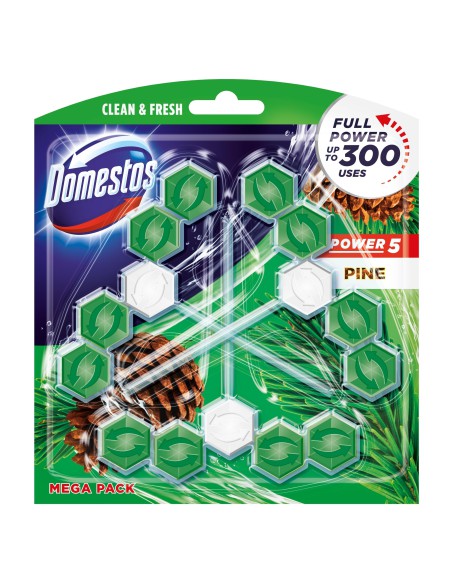 Dodnowa zawieszka do WC 3x55g DOMESTOS Power 5  8710908736056 2