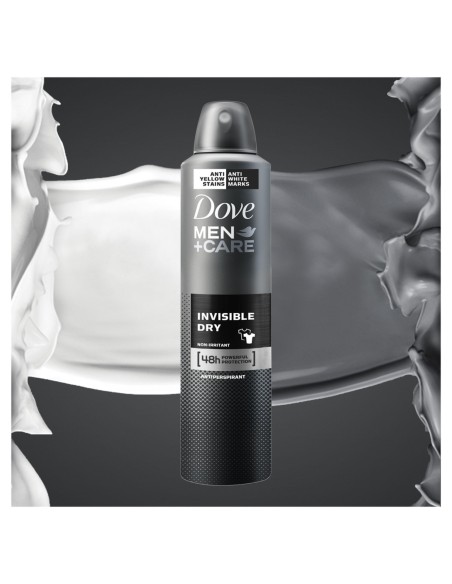 Spray antyperspirant dla mężczyzn 250ml DOVE Men Invisible  - Spray antyperspirant dla mężczyzn 250ml DOVE Men Invisible  8711600533806 6