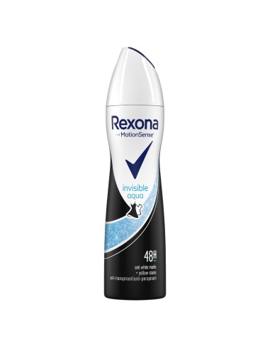 Skuteczny antyperspirant w sprayu Rexona Invisible Aqua 150ml 8712561844482 2